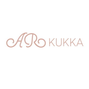 AR-kukka logo rose gold